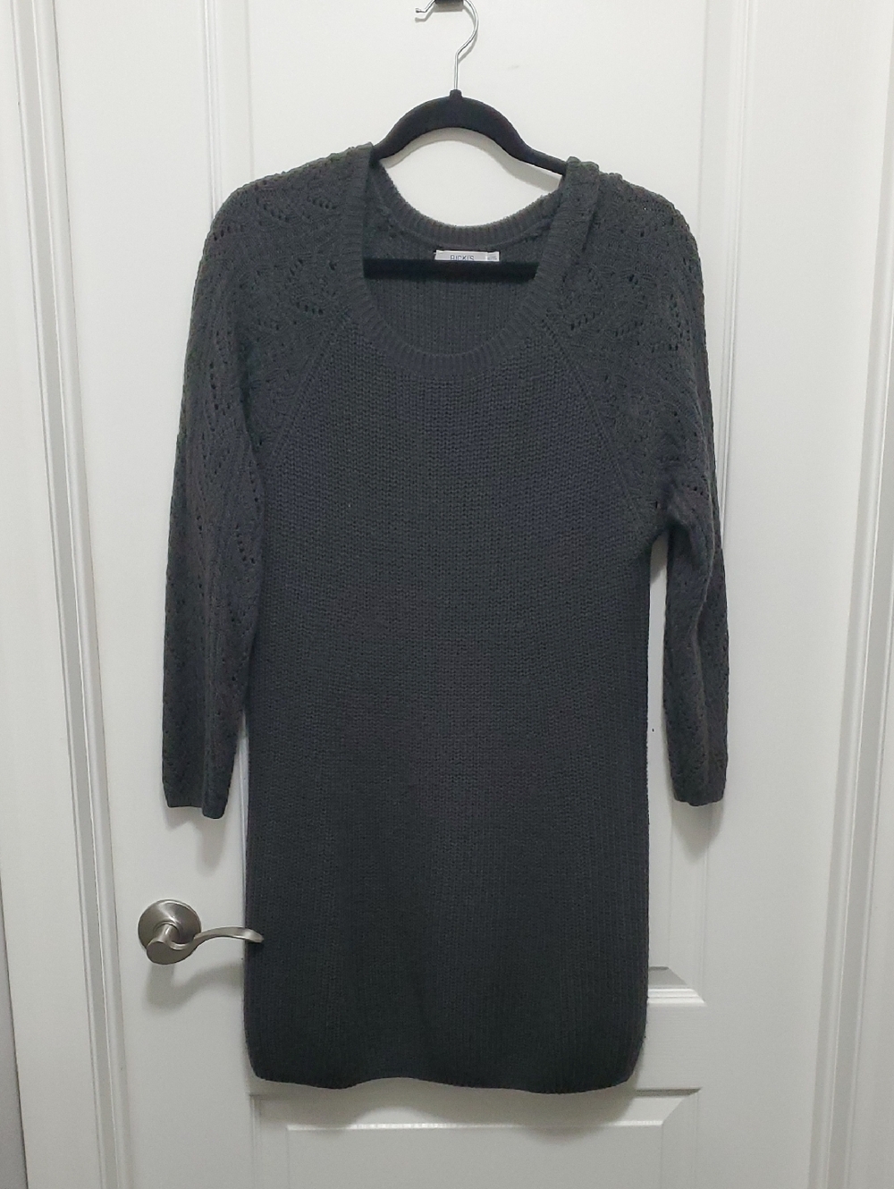Ricki's Charcoal Knit Long Sleeve Dress/Tunic